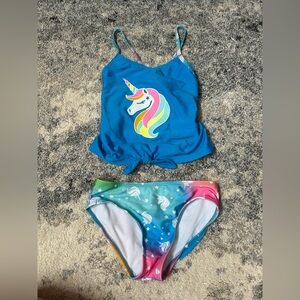 Unicorn Kids Swim Set size 6/6x